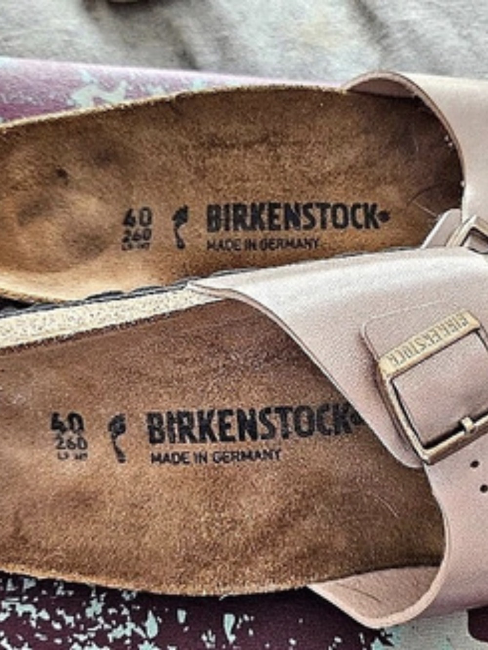 Birkenstock Madrid Slide Sandals Pink US 9-9.5